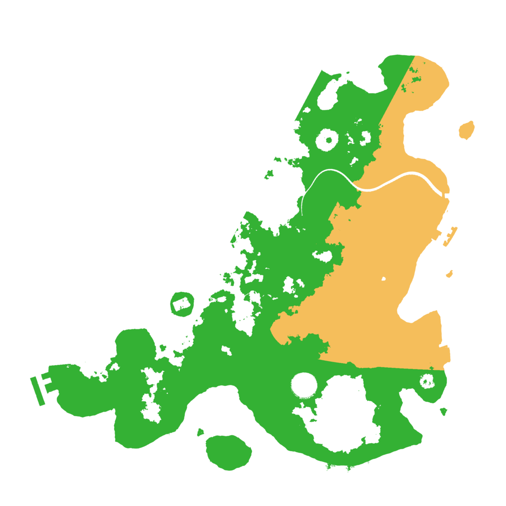 Biome Rust Map: Procedural Map, Size: 3450, Seed: 46297387