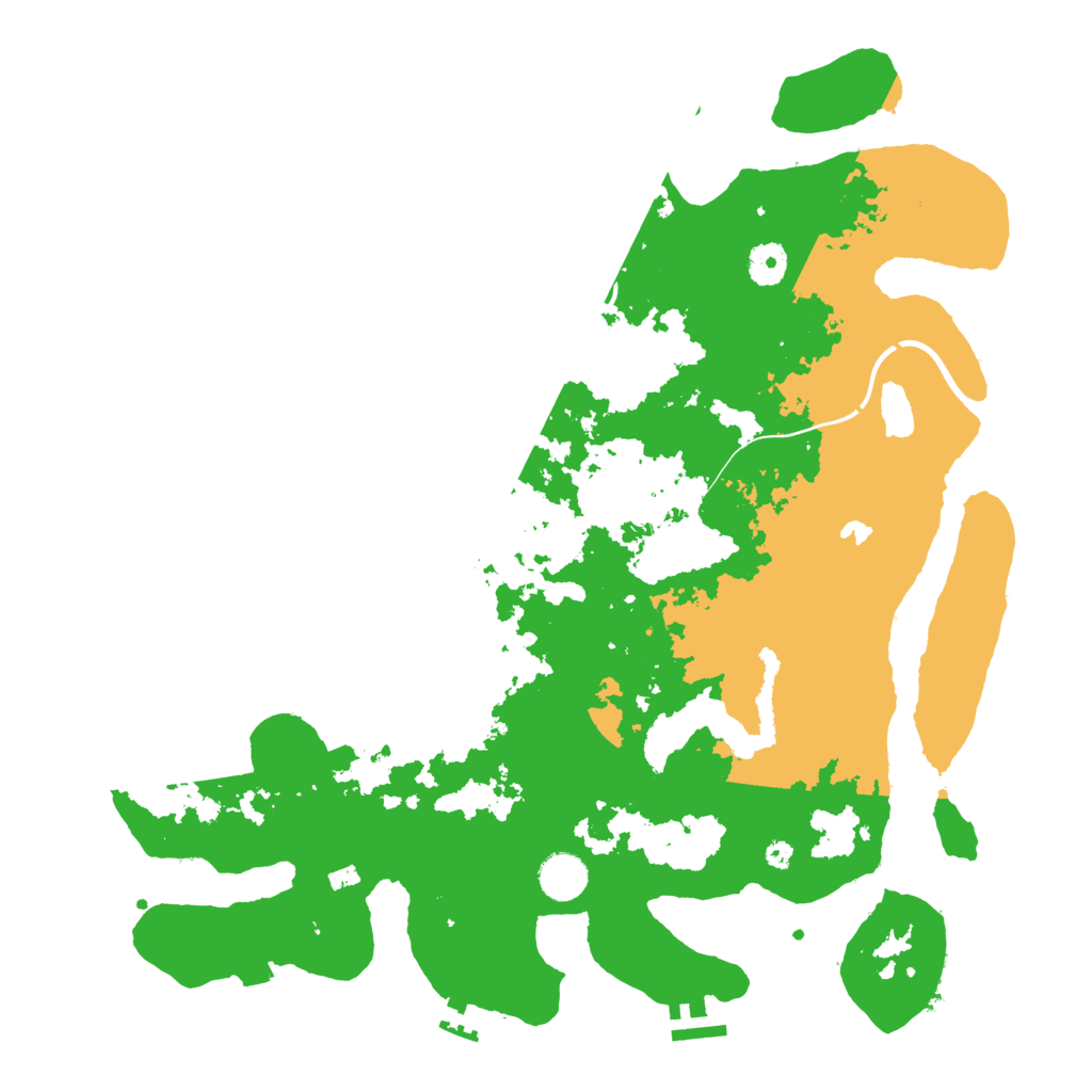 Biome Rust Map: Procedural Map, Size: 4000, Seed: 966786281