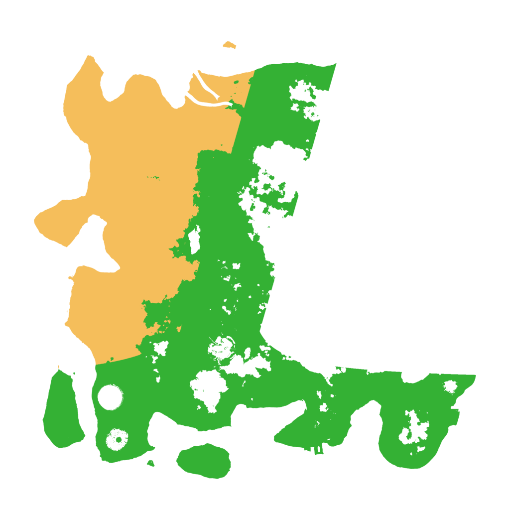 Biome Rust Map: Procedural Map, Size: 3600, Seed: 67711611