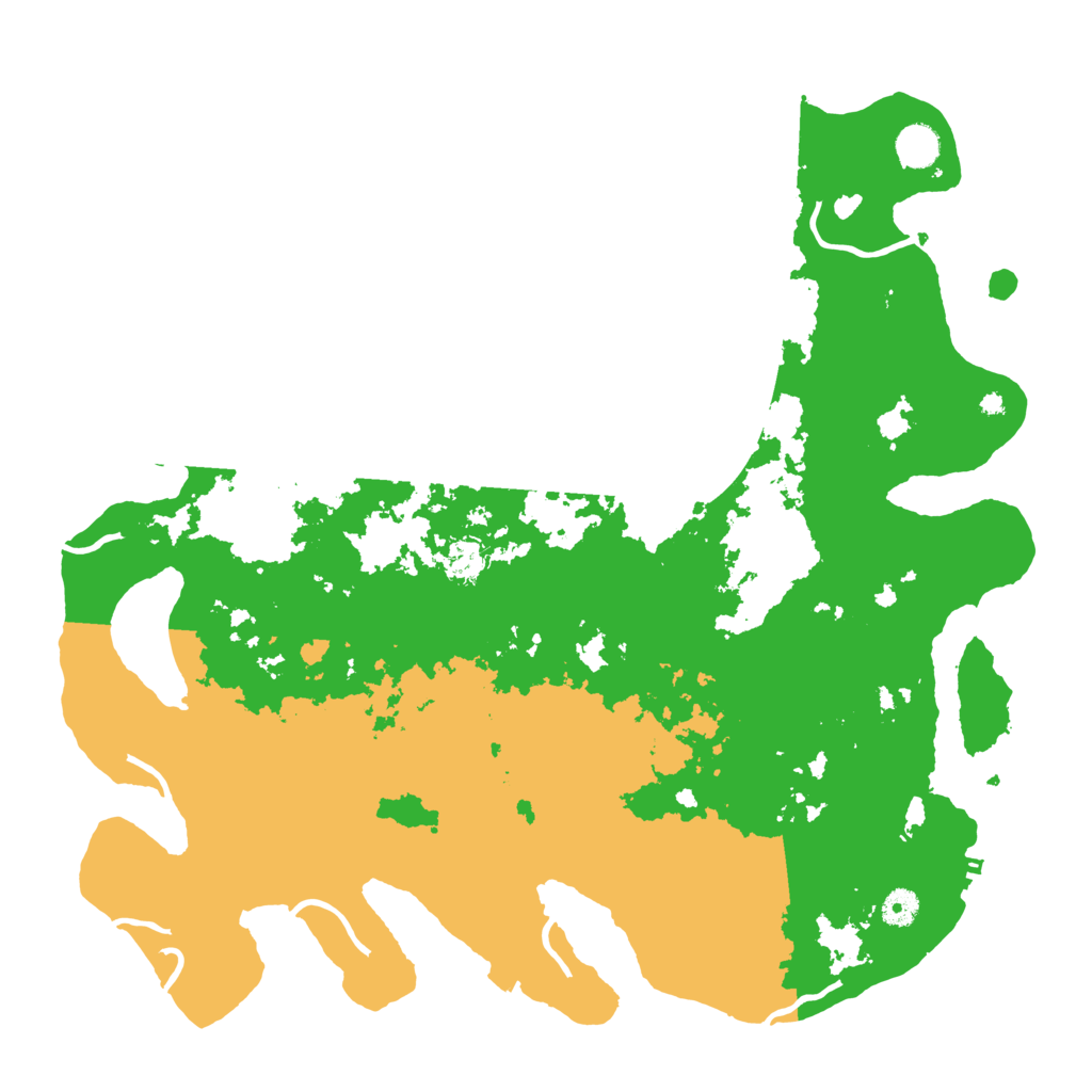 Biome Rust Map: Procedural Map, Size: 4400, Seed: 57329721