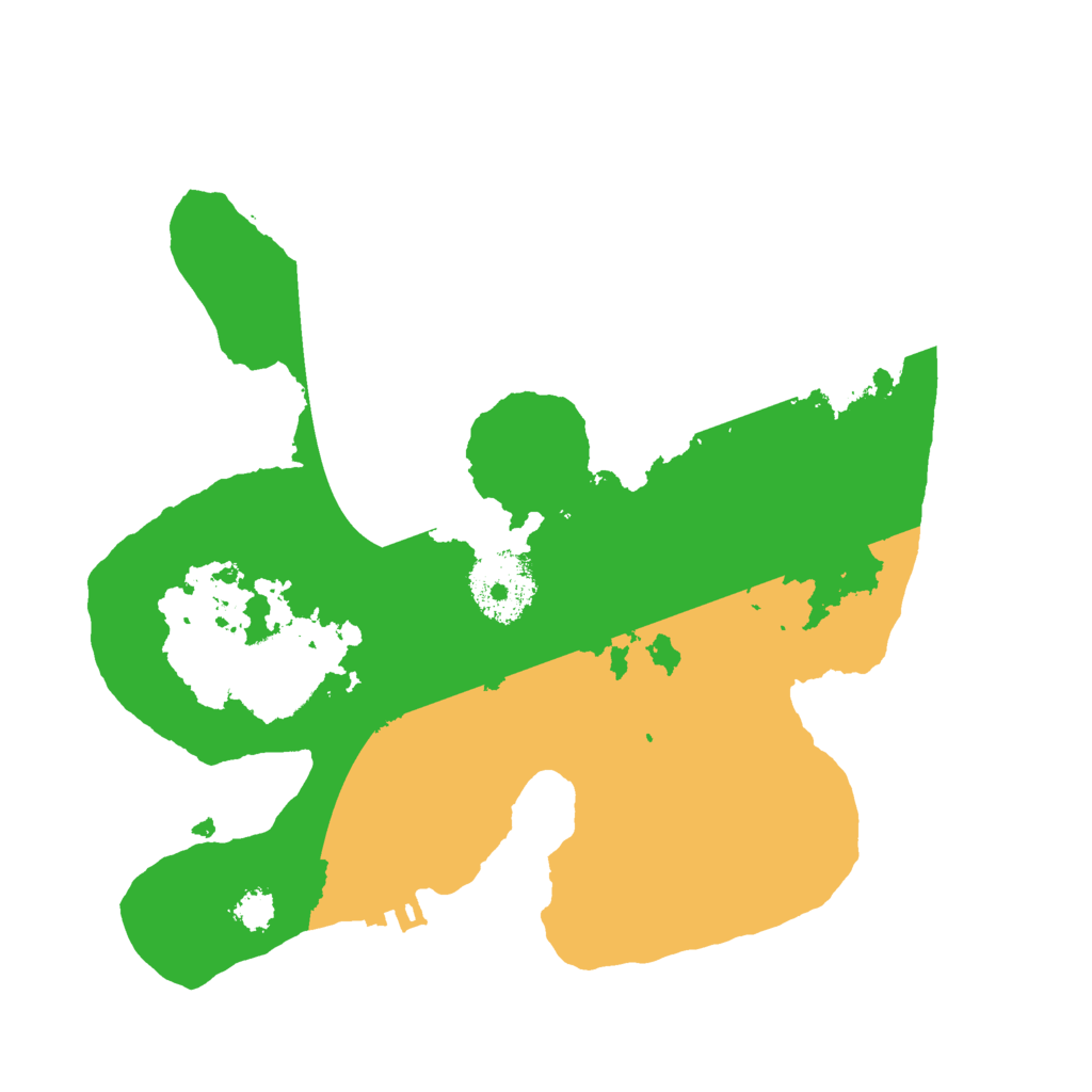 Biome Rust Map: Procedural Map, Size: 2500, Seed: 2061254174