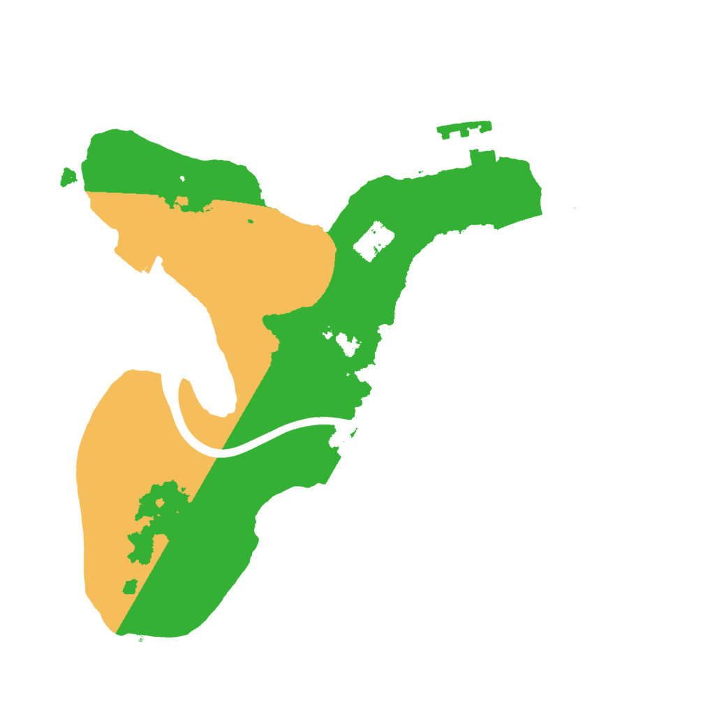 Biome Rust Map: Procedural Map, Size: 2000, Seed: 1361085821