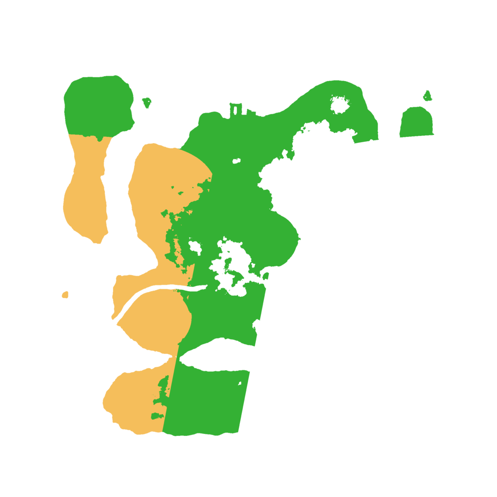 Biome Rust Map: Procedural Map, Size: 2500, Seed: 162224