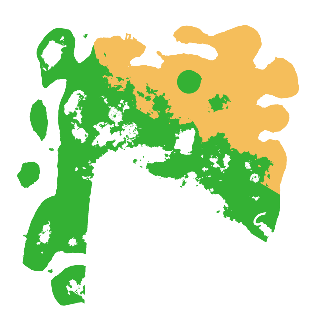 Biome Rust Map: Procedural Map, Size: 3600, Seed: 471208795