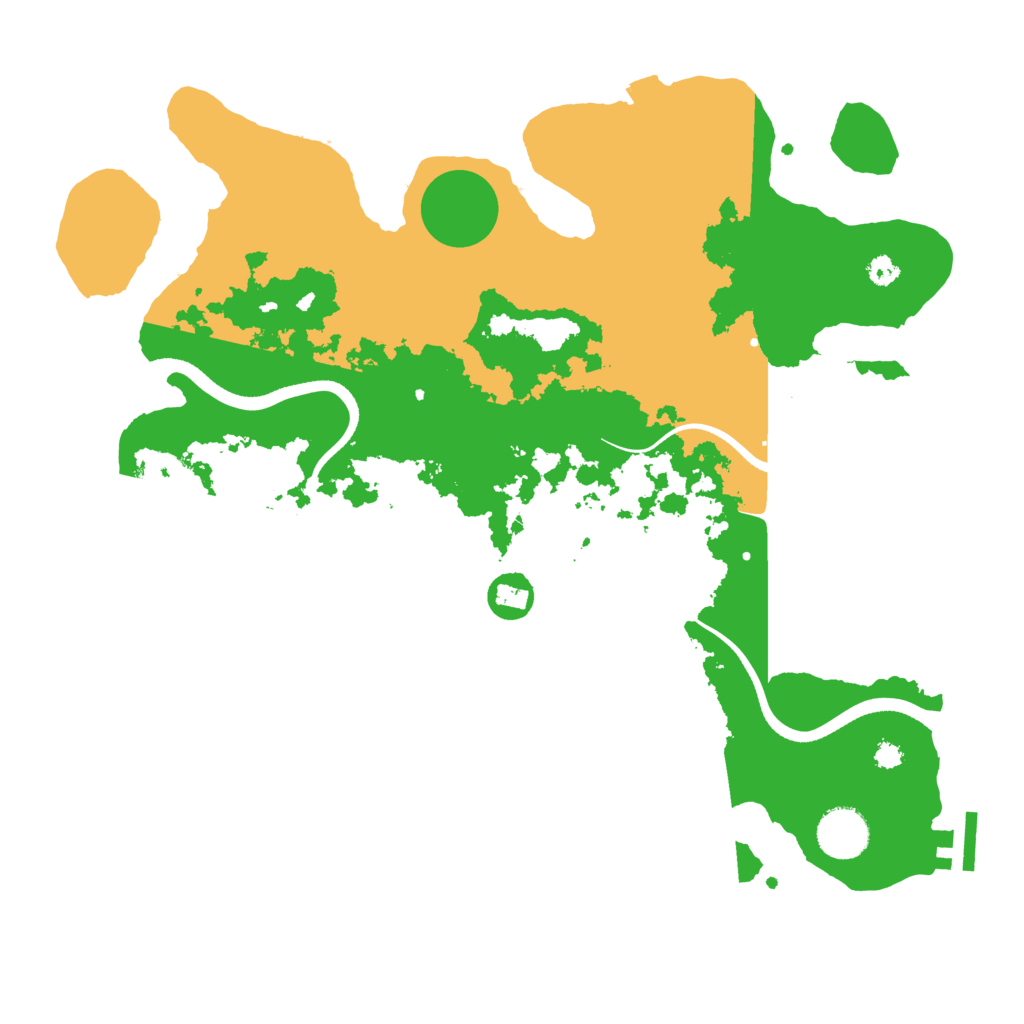 Biome Rust Map: Procedural Map, Size: 3500, Seed: 330153191