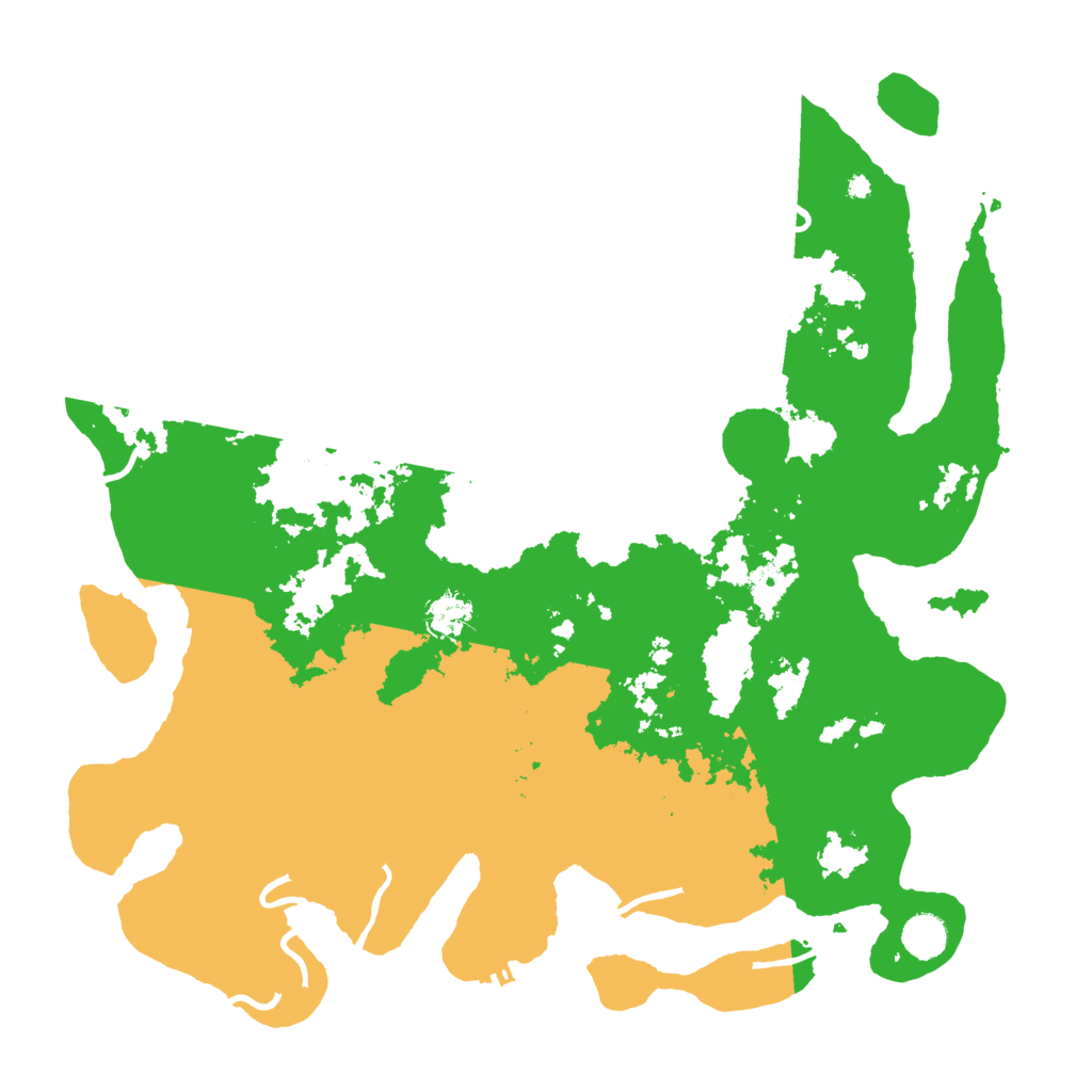 Biome Rust Map: Procedural Map, Size: 4300, Seed: 54182973