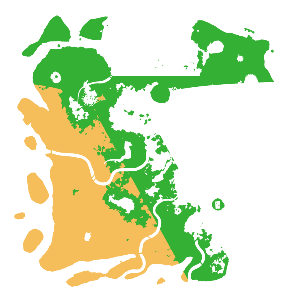 Biome Rust Map: Procedural Map, Size: 4300, Seed: 35039550