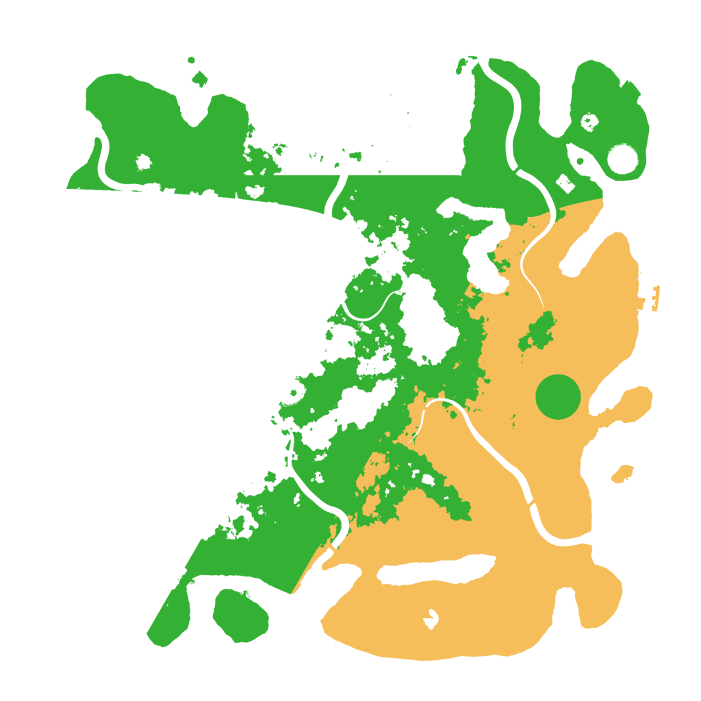 Biome Rust Map: Procedural Map, Size: 4100, Seed: 8910108
