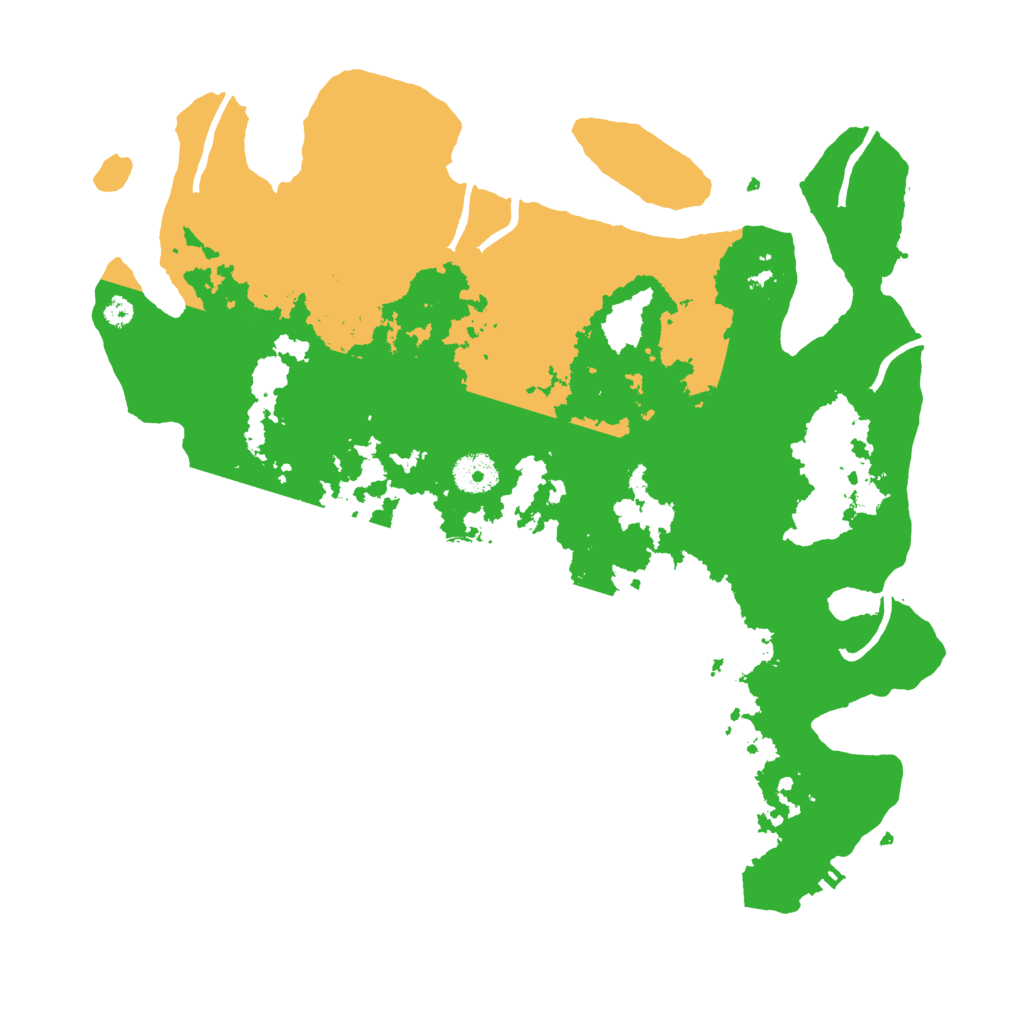 Biome Rust Map: Procedural Map, Size: 3650, Seed: 67788153