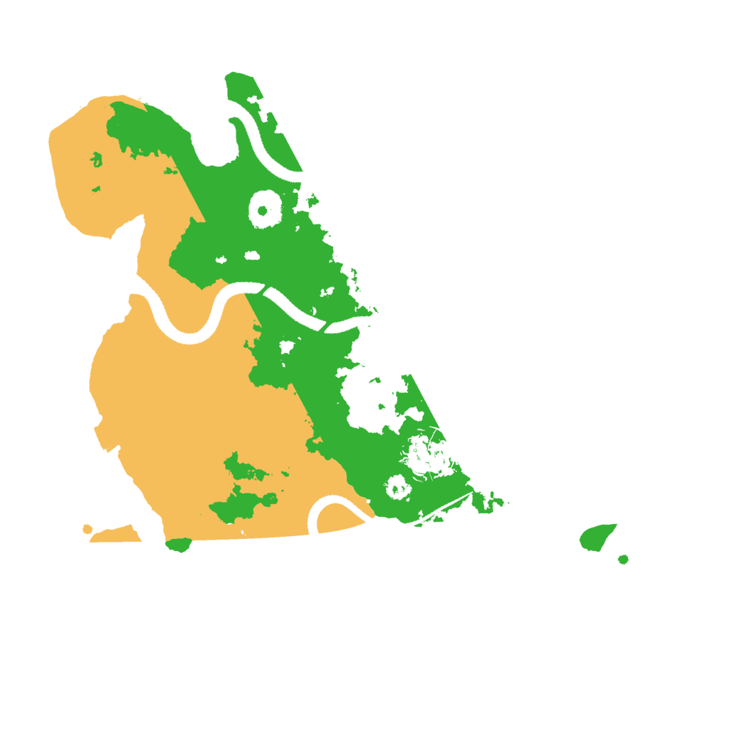 Biome Rust Map: Procedural Map, Size: 3000, Seed: 694202