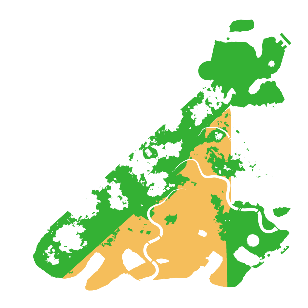 Biome Rust Map: Procedural Map, Size: 4400, Seed: 76836131