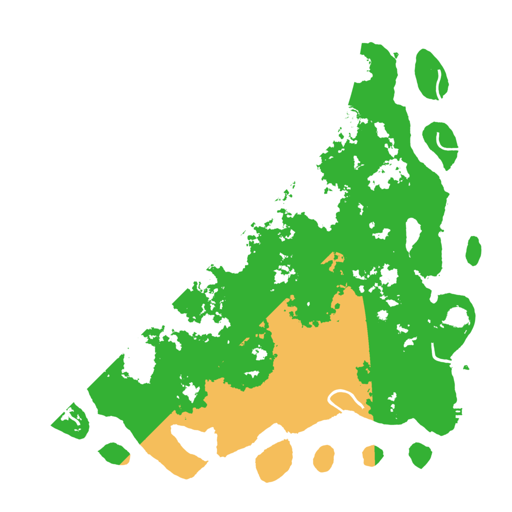 Biome Rust Map: Procedural Map, Size: 4500, Seed: 587994516