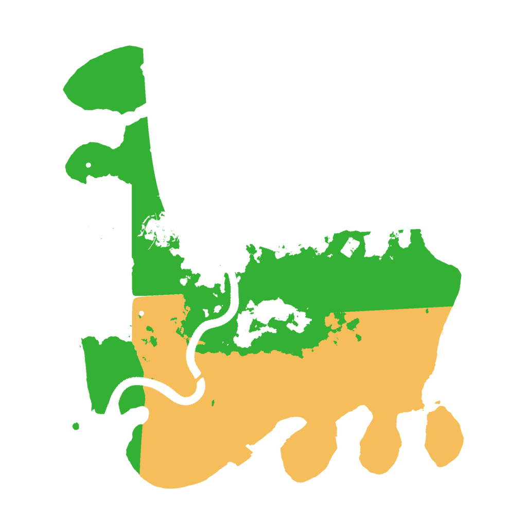 Biome Rust Map: Procedural Map, Size: 3000, Seed: 1401912317