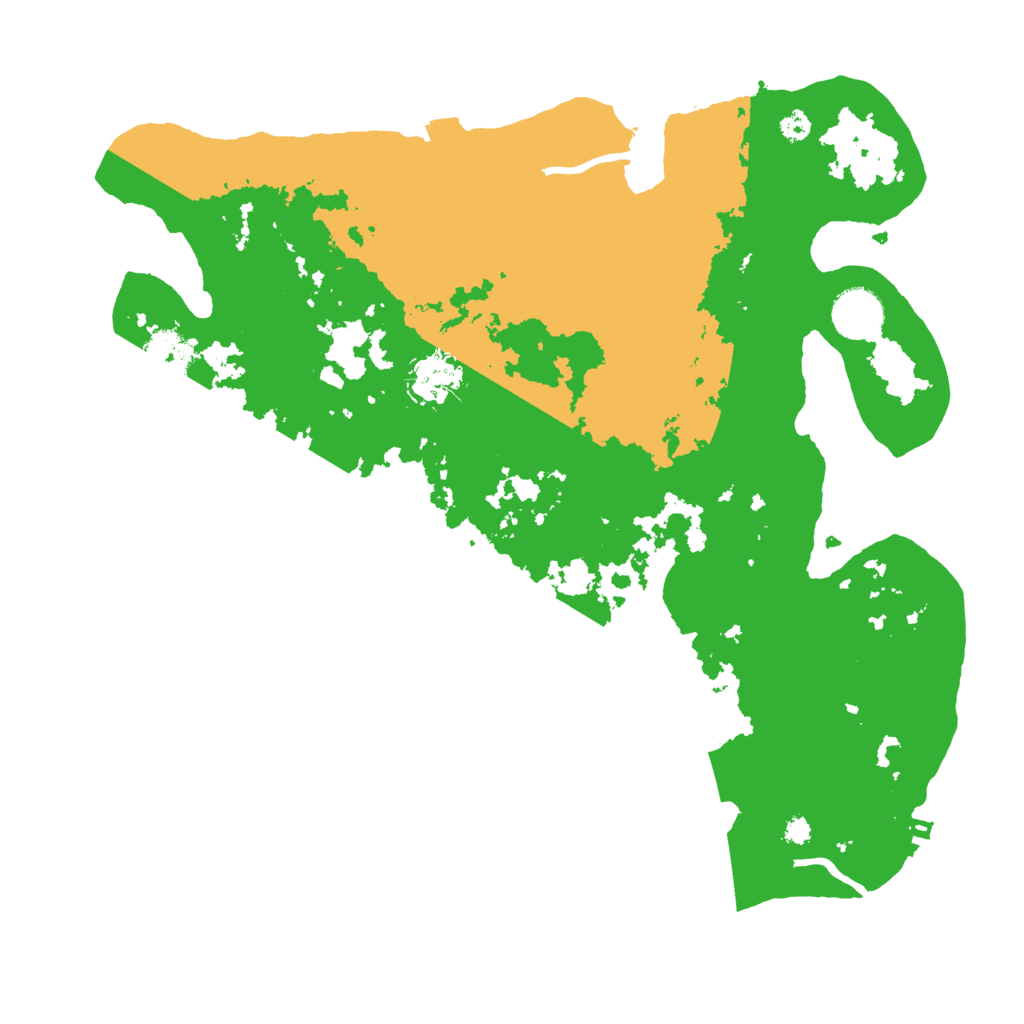 Biome Rust Map: Procedural Map, Size: 3500, Seed: 654983123