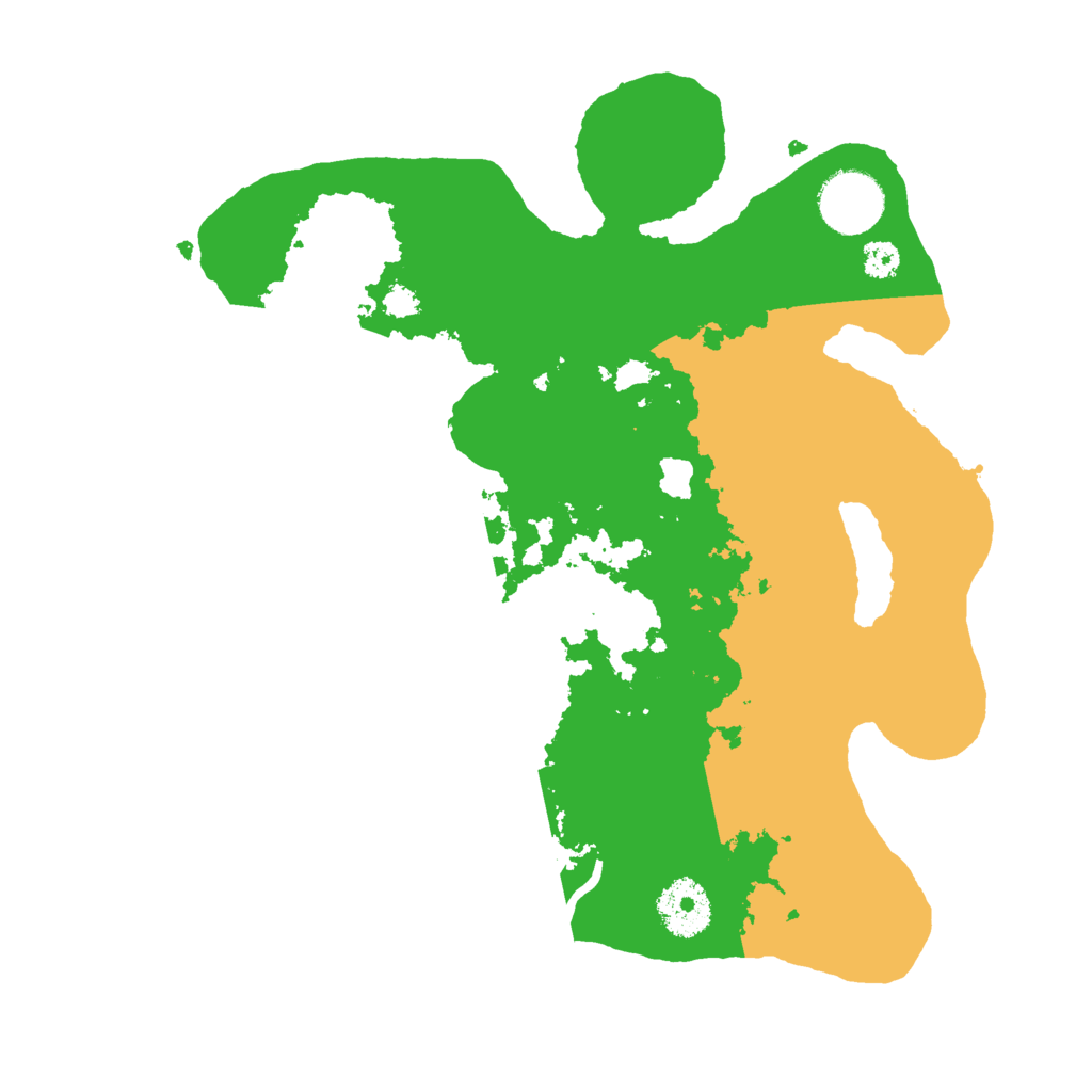 Biome Rust Map: Procedural Map, Size: 3000, Seed: 73632