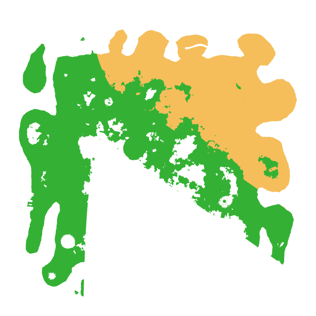 Biome Rust Map: Procedural Map, Size: 3950, Seed: 52197895