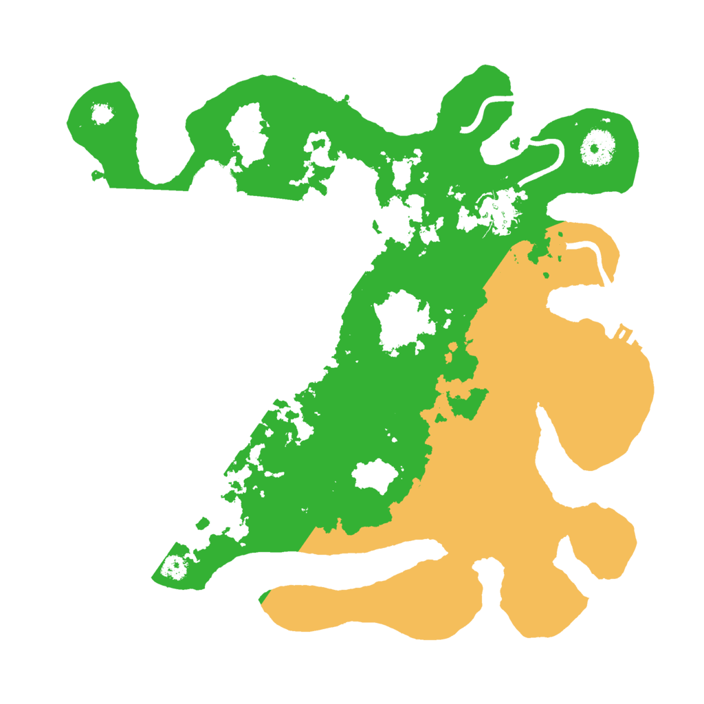 Biome Rust Map: Procedural Map, Size: 3000, Seed: 358745