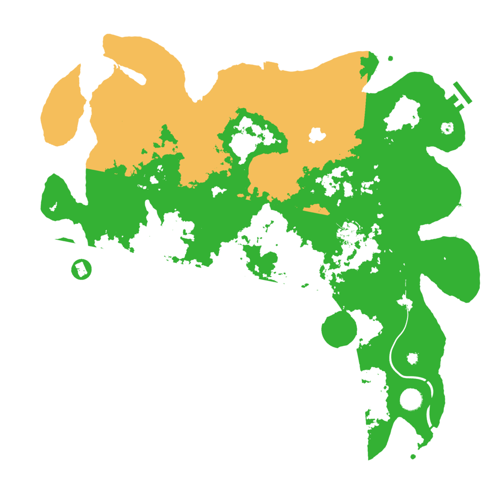 Biome Rust Map: Procedural Map, Size: 4000, Seed: 145920296
