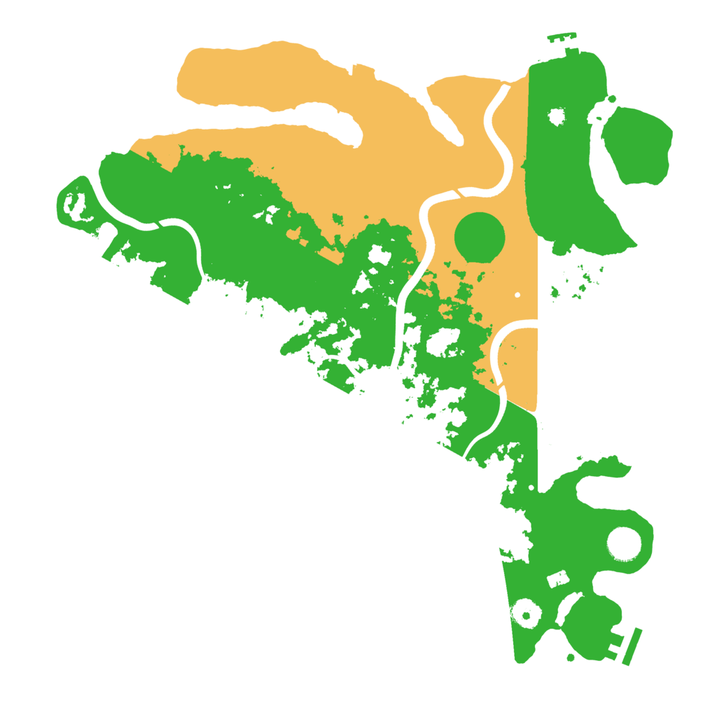 Biome Rust Map: Procedural Map, Size: 3750, Seed: 40633319