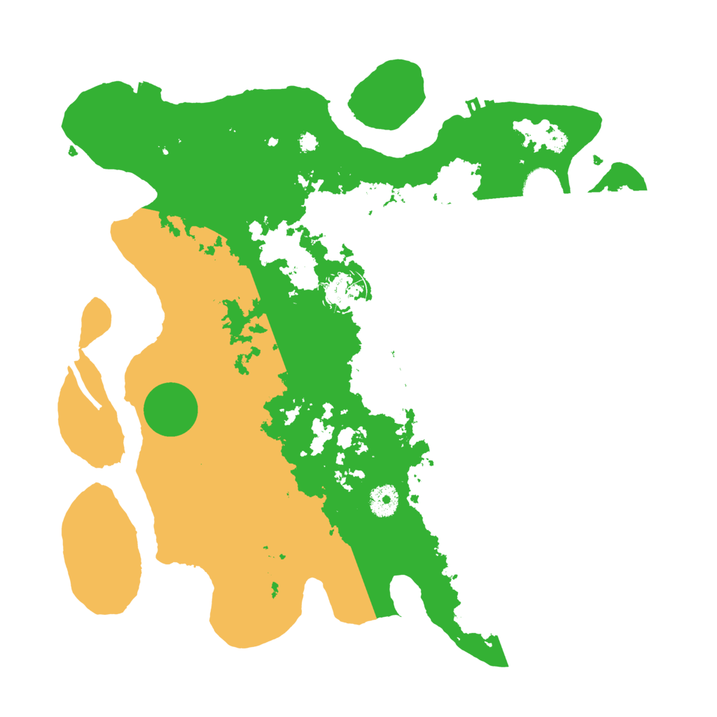 Biome Rust Map: Procedural Map, Size: 3500, Seed: 60511371
