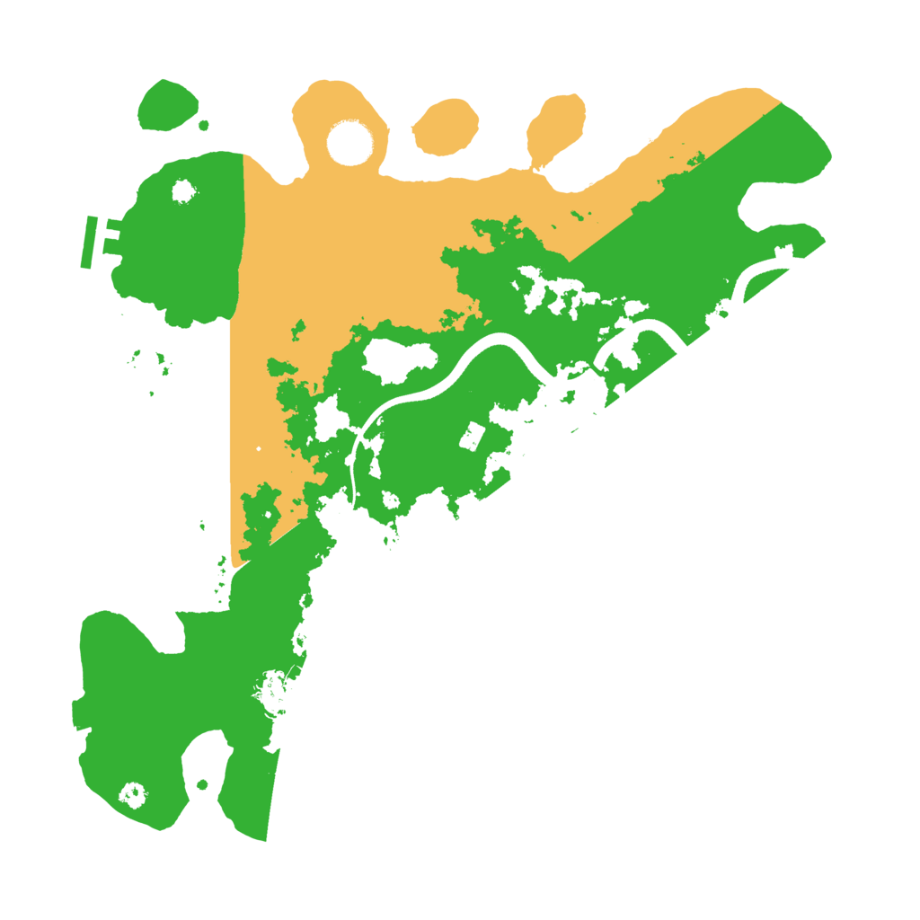 Biome Rust Map: Procedural Map, Size: 3550, Seed: 91018812