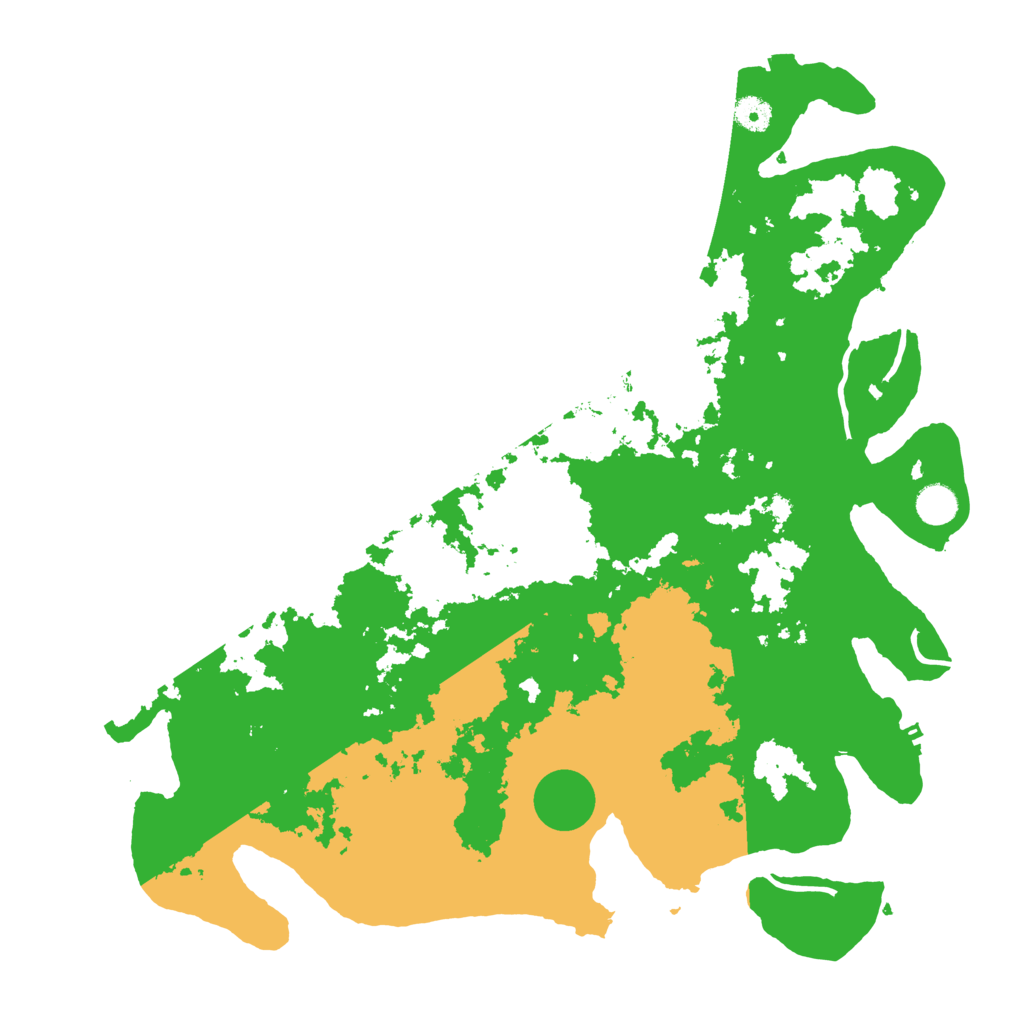 Biome Rust Map: Procedural Map, Size: 4400, Seed: 55996629