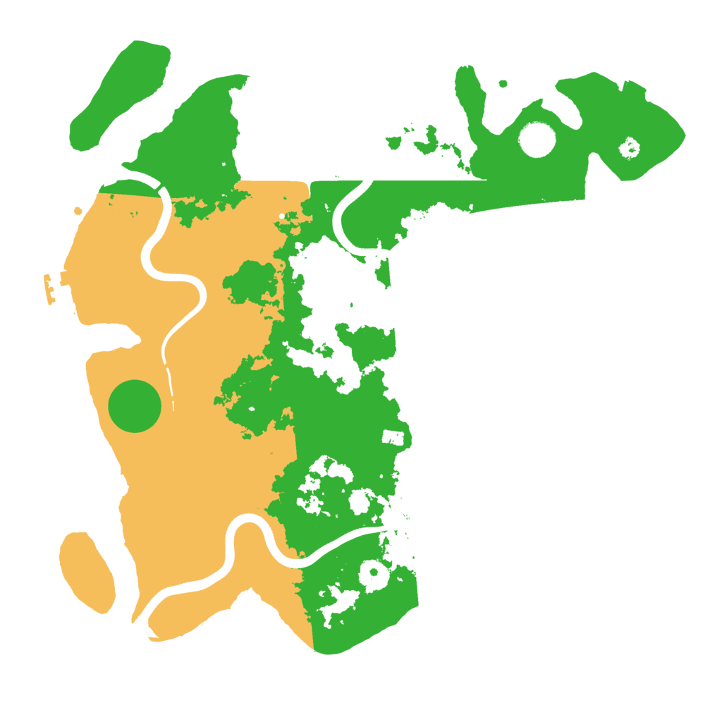 Biome Rust Map: Procedural Map, Size: 3600, Seed: 87352260