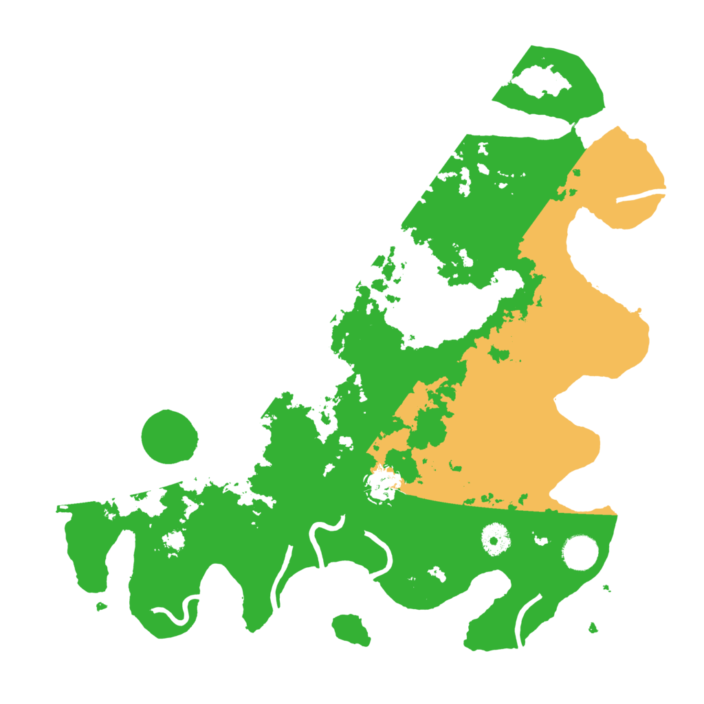 Biome Rust Map: Procedural Map, Size: 3500, Seed: 98269076