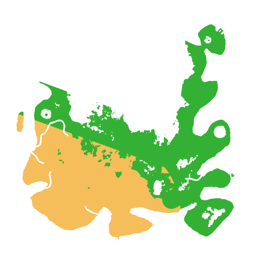 Biome Rust Map: Procedural Map, Size: 3700, Seed: 94799462