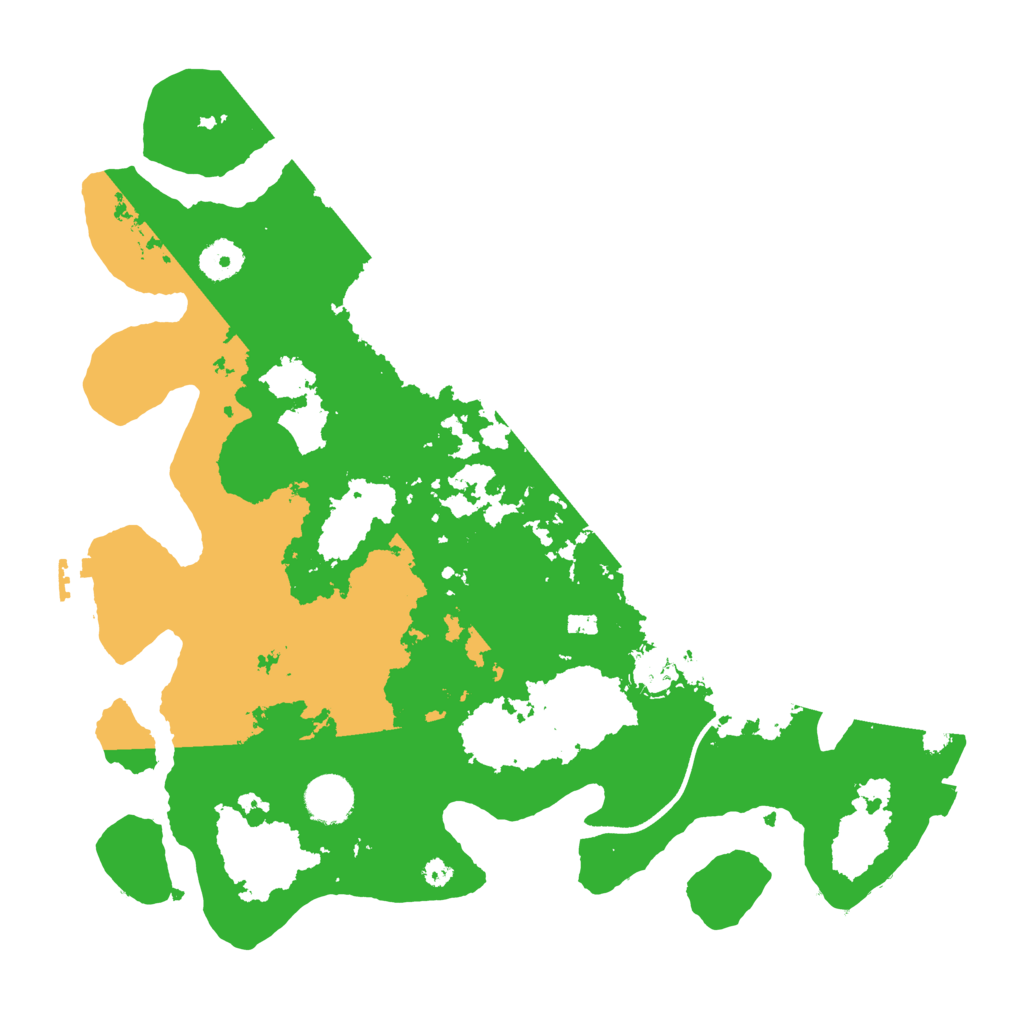 Biome Rust Map: Procedural Map, Size: 3700, Seed: 71707429