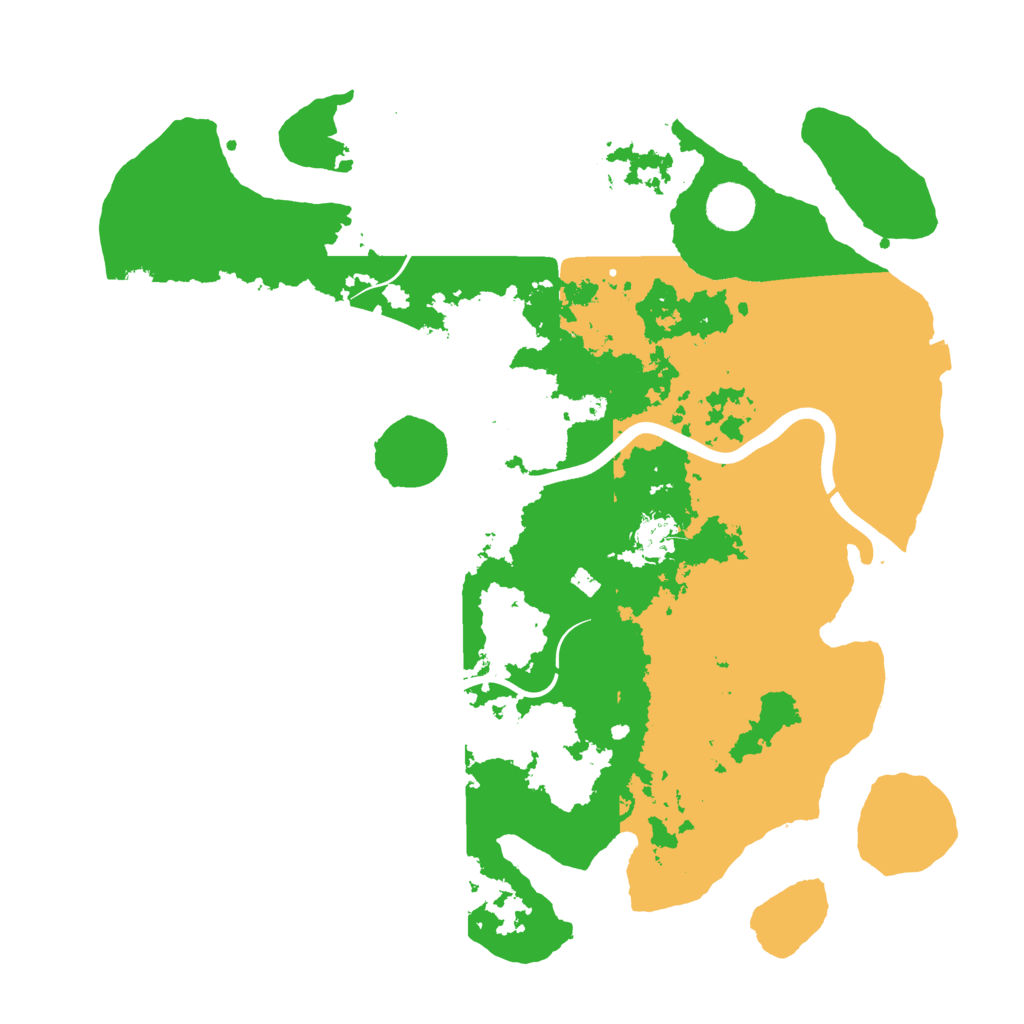 Biome Rust Map: Procedural Map, Size: 3900, Seed: 89595149