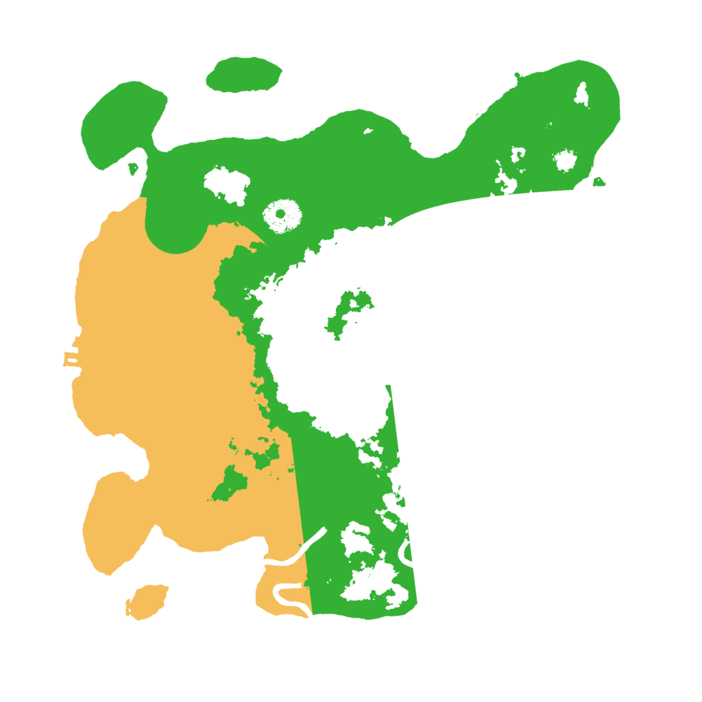 Biome Rust Map: Procedural Map, Size: 3000, Seed: 8342096