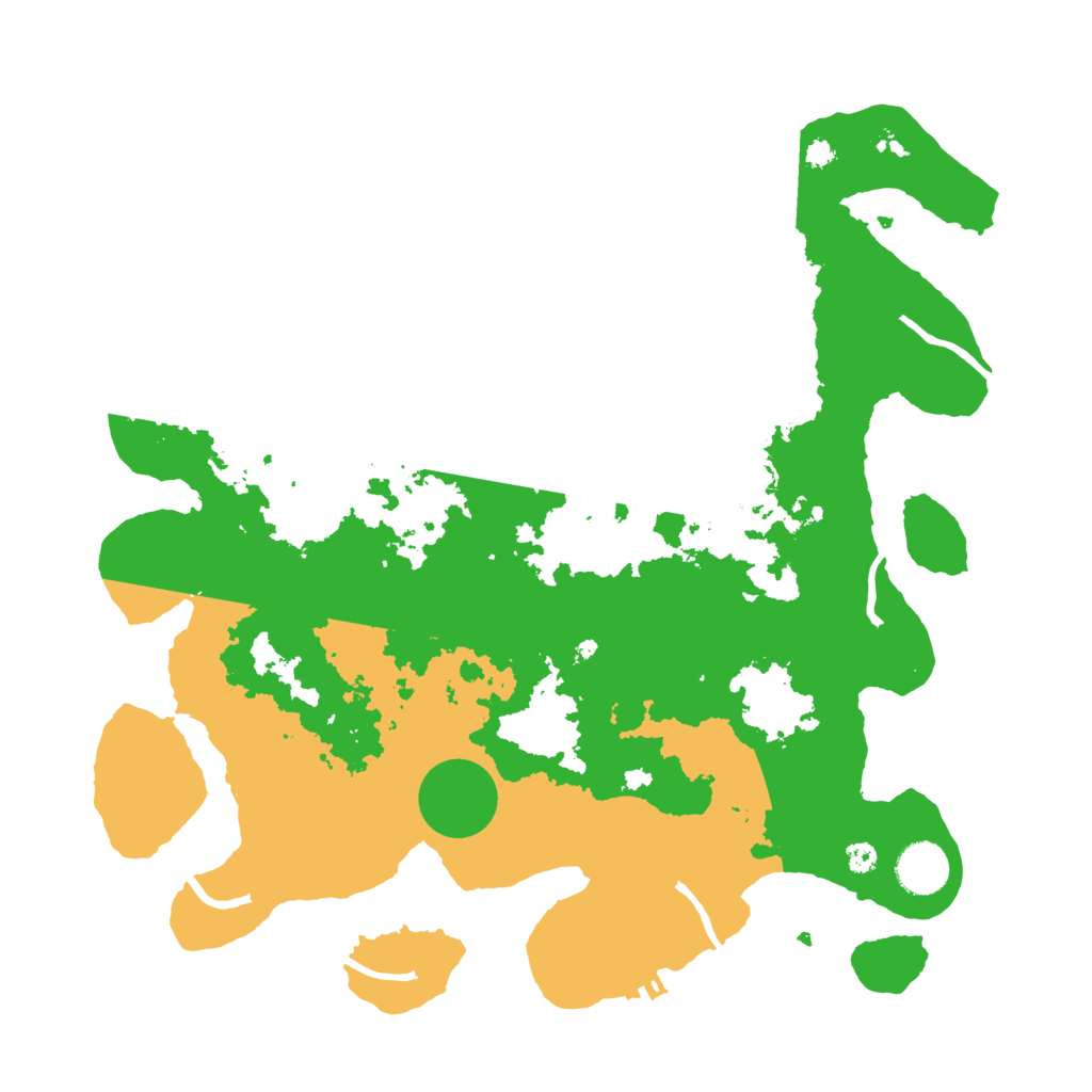 Biome Rust Map: Procedural Map, Size: 3650, Seed: 2353073