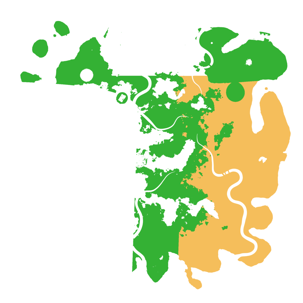 Biome Rust Map: Procedural Map, Size: 4300, Seed: 85706605