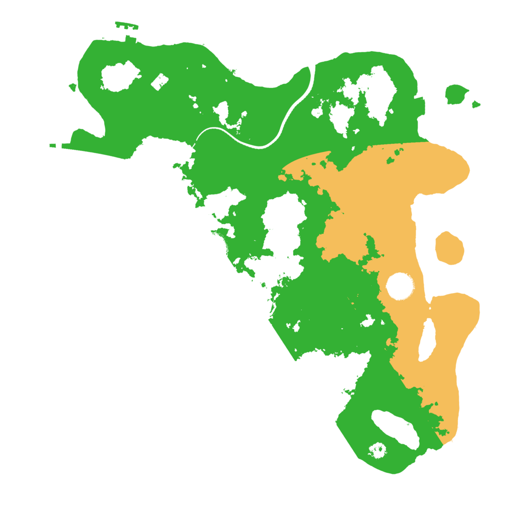 Biome Rust Map: Procedural Map, Size: 3400, Seed: 3935995