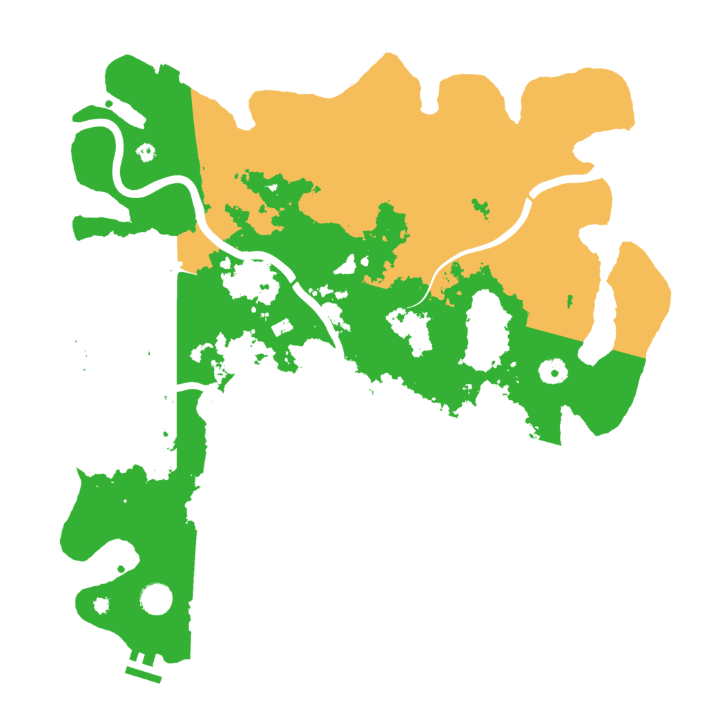 Biome Rust Map: Procedural Map, Size: 3900, Seed: 97792809