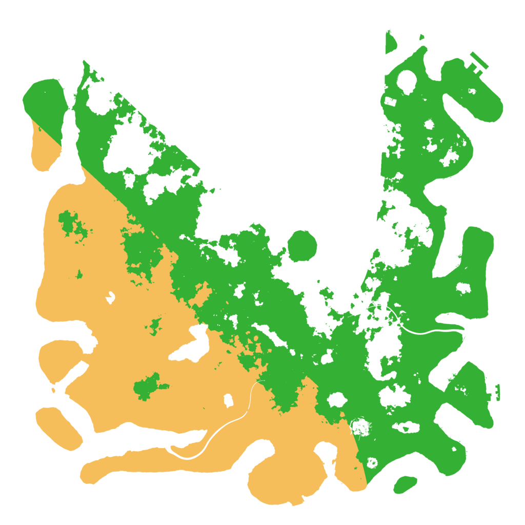 Biome Rust Map: Procedural Map, Size: 4800, Seed: 821304717