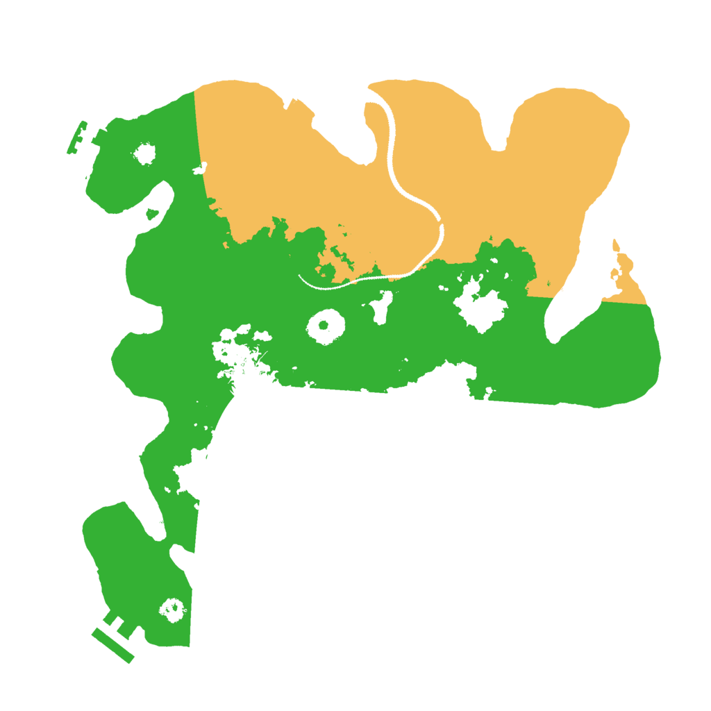 Biome Rust Map: Procedural Map, Size: 3000, Seed: 1523982086