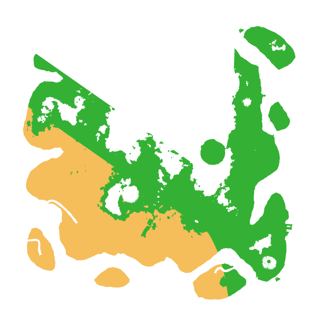Biome Rust Map: Procedural Map, Size: 3500, Seed: 637432