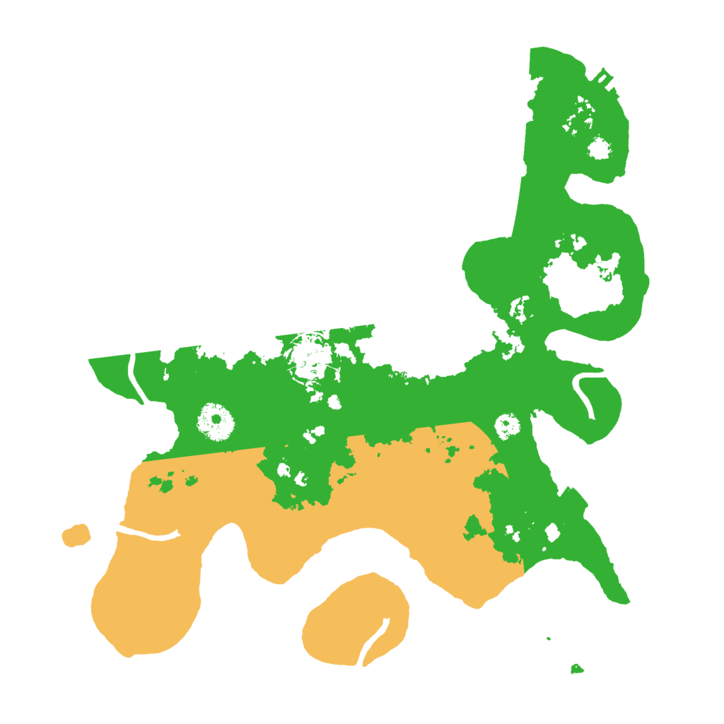 Biome Rust Map: Procedural Map, Size: 3000, Seed: 26458