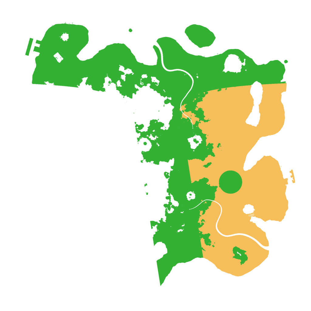 Biome Rust Map: Procedural Map, Size: 3550, Seed: 1252586523