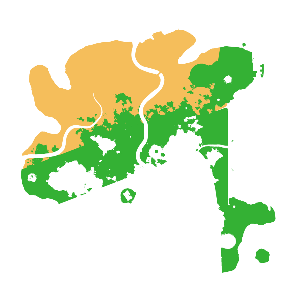 Biome Rust Map: Procedural Map, Size: 3500, Seed: 635016978