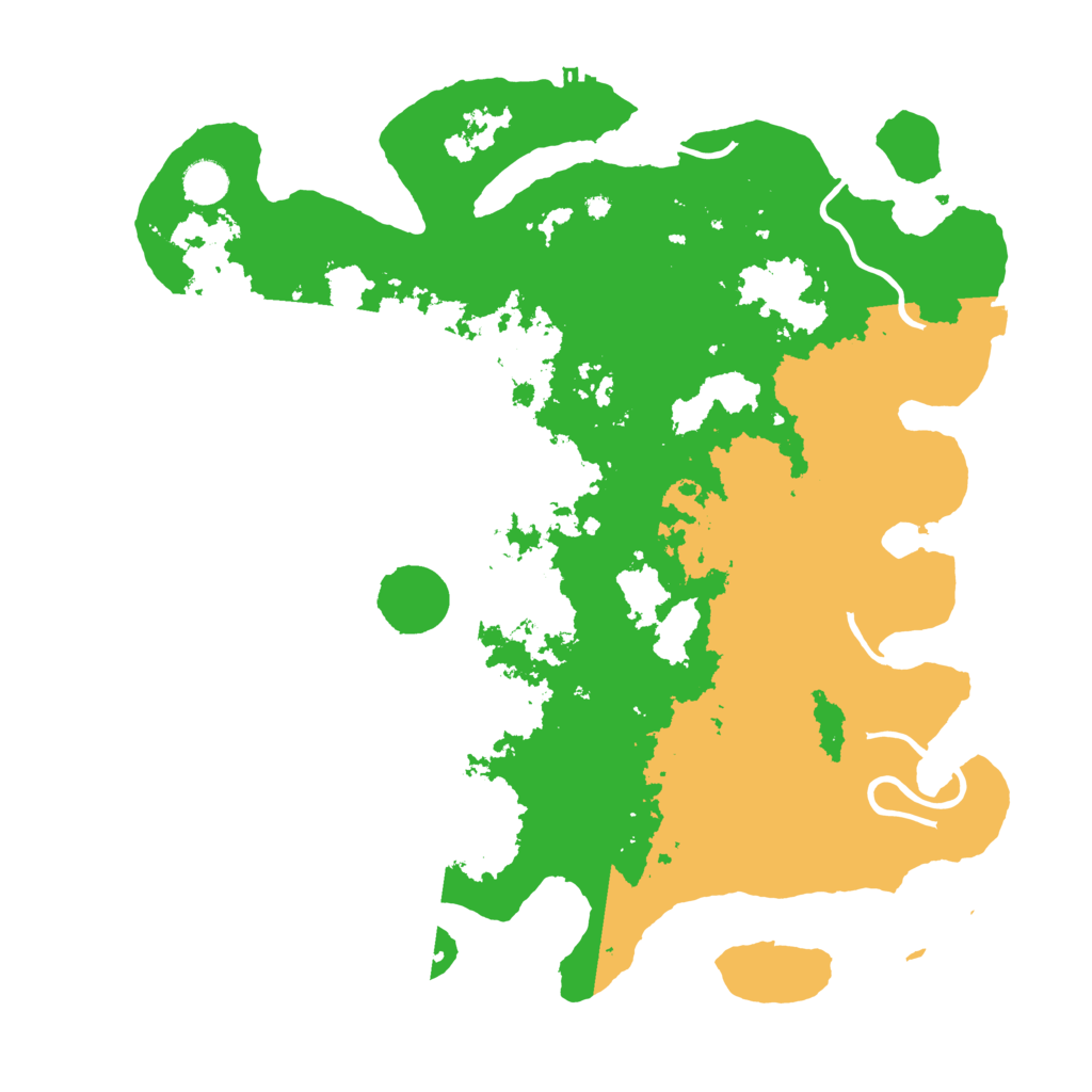 Biome Rust Map: Procedural Map, Size: 4300, Seed: 19697
