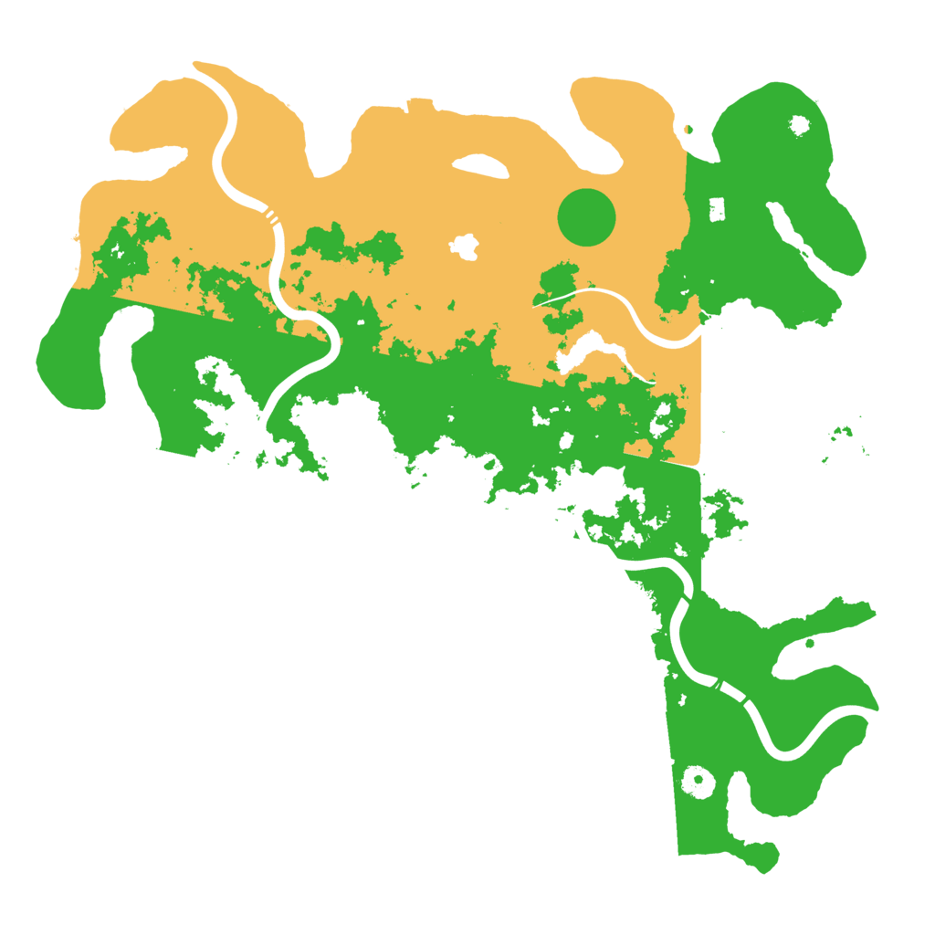 Biome Rust Map: Procedural Map, Size: 4250, Seed: 27043600
