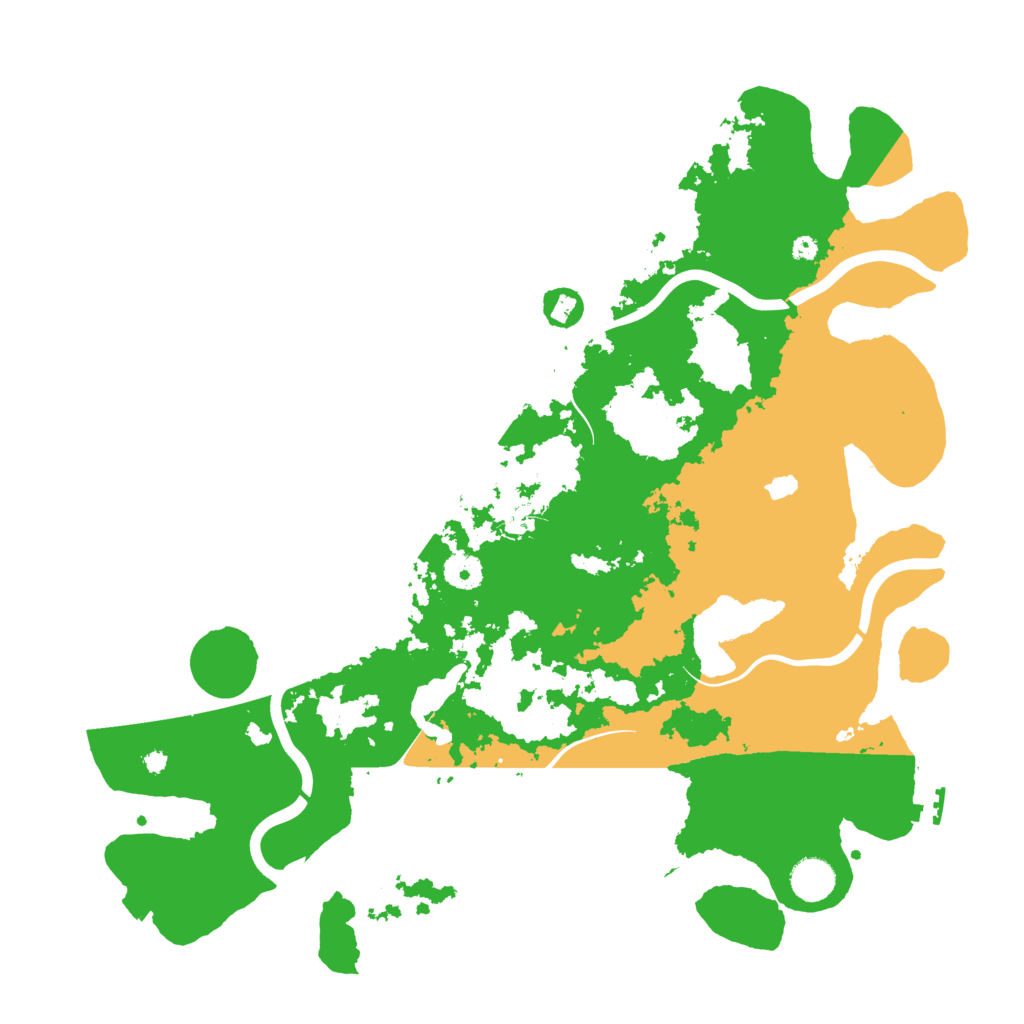 Biome Rust Map: Procedural Map, Size: 4100, Seed: 25509847