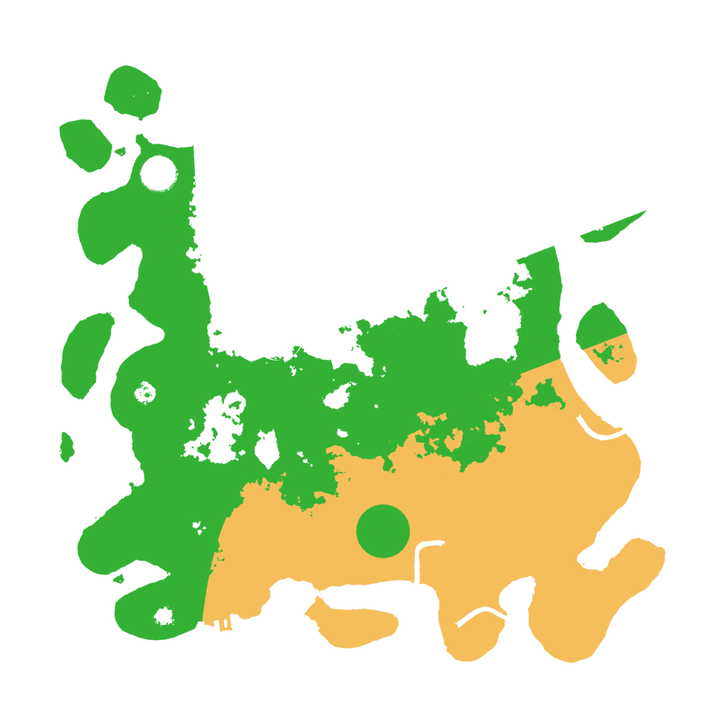 Biome Rust Map: Procedural Map, Size: 3550, Seed: 61991651