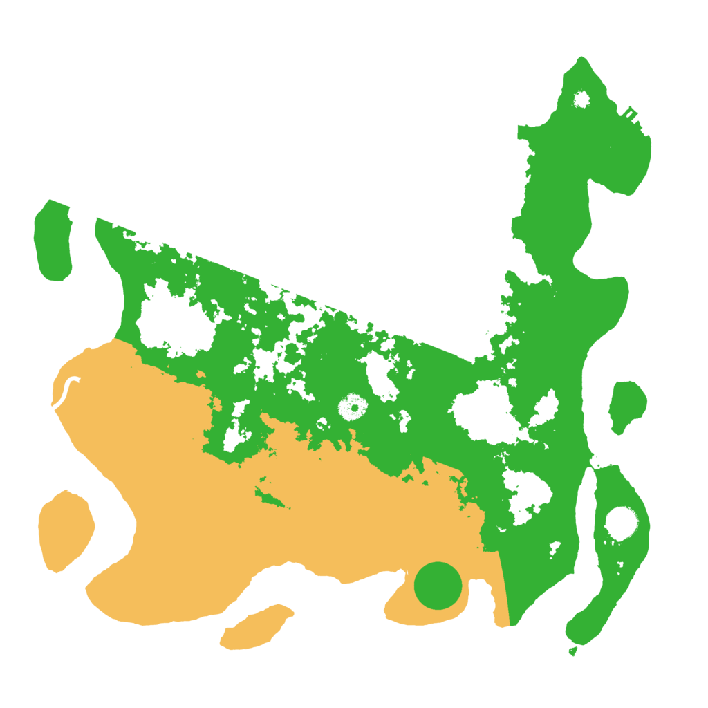Biome Rust Map: Procedural Map, Size: 3900, Seed: 45224859