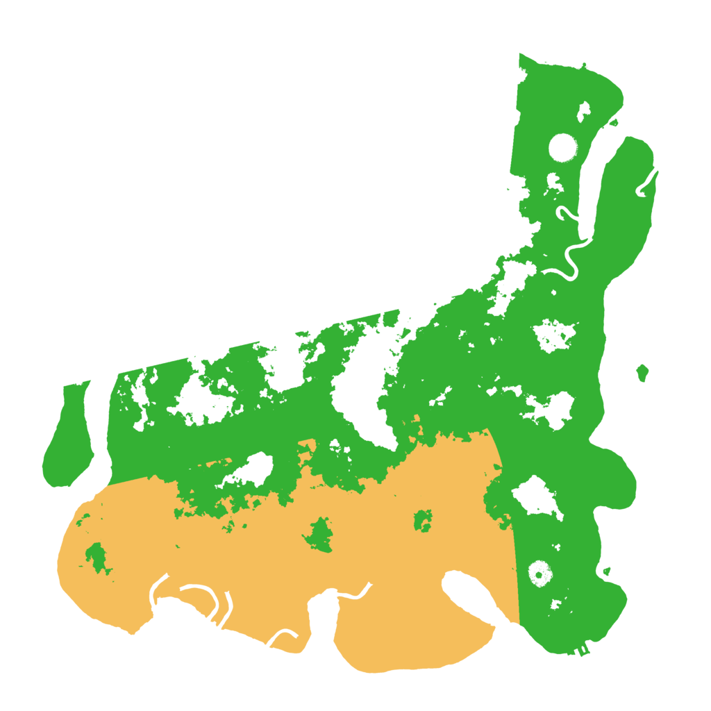 Biome Rust Map: Procedural Map, Size: 4400, Seed: 17121865