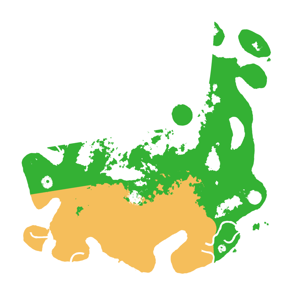Biome Rust Map: Procedural Map, Size: 3800, Seed: 40825663