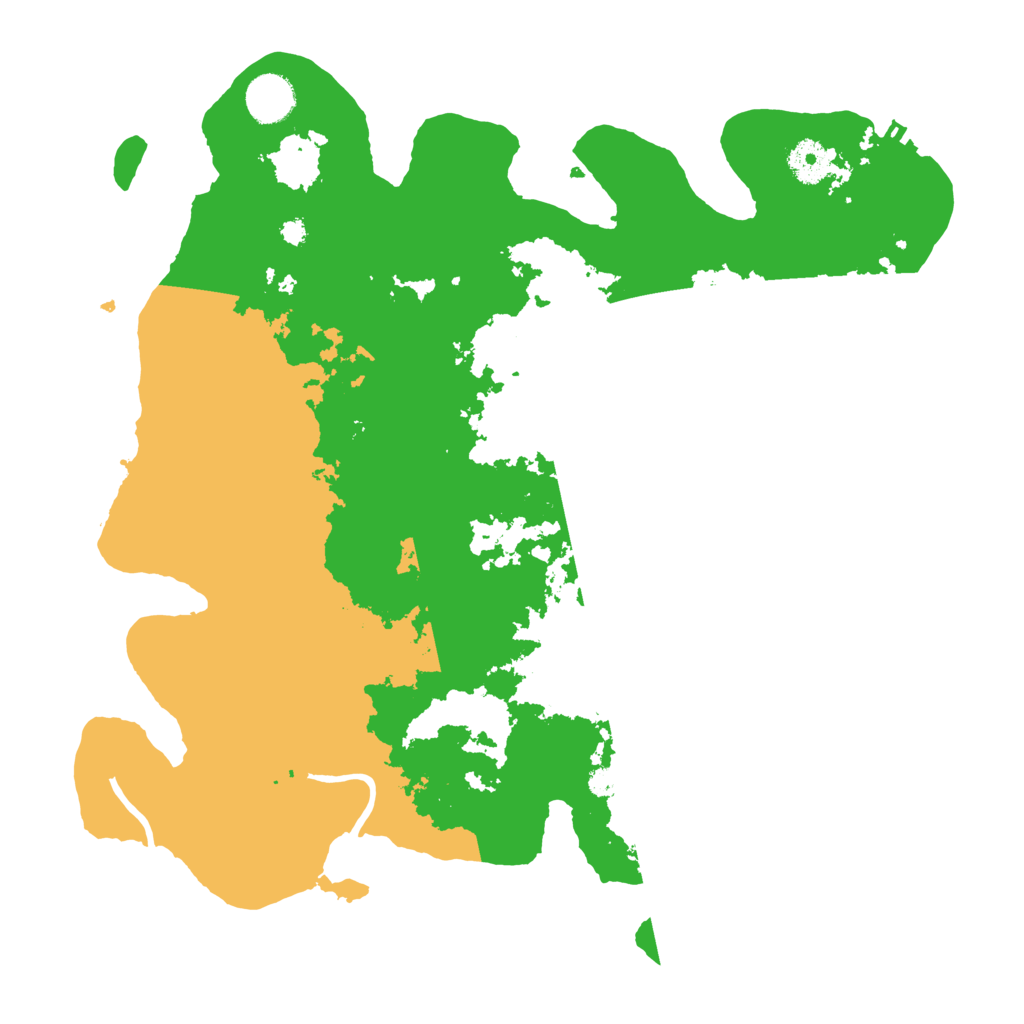 Biome Rust Map: Procedural Map, Size: 3700, Seed: 29427987